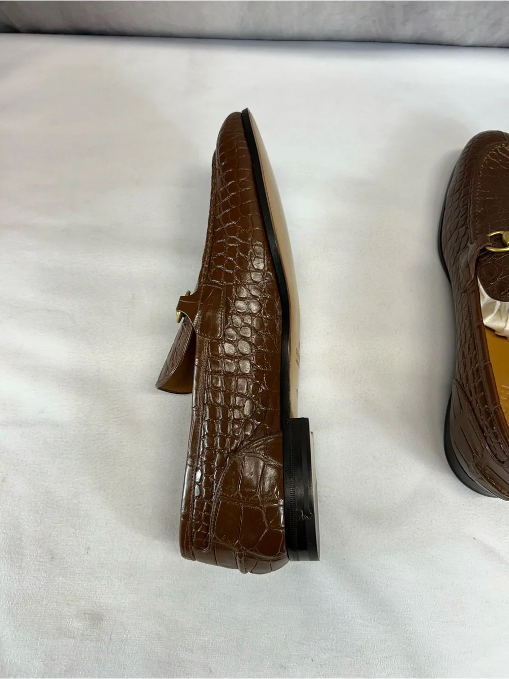 Gucci Men's Gucci Jordaan crocodile loafer